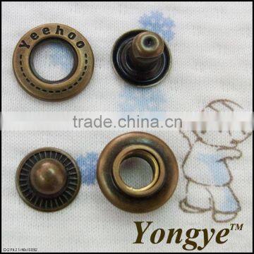 Jacket metal button