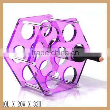 GH-W07b Hexagon Sharp Antique Wine Rack, Guitar Wine Rack photo-2