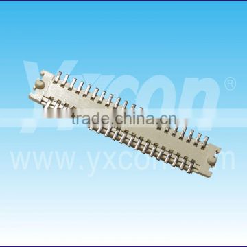 20 pin dual row vertical SMT with locating pegs 030 wafer connector