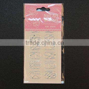 nail art stencil sticker/nail art stickers