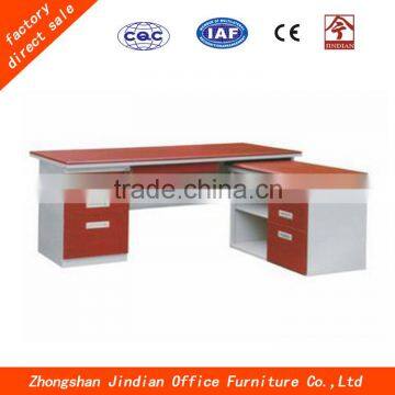 New style Steel Morden Office desk With Storage Cabinet in Sliding Door