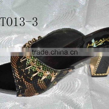 T013-3 hot sell african sandals for lady