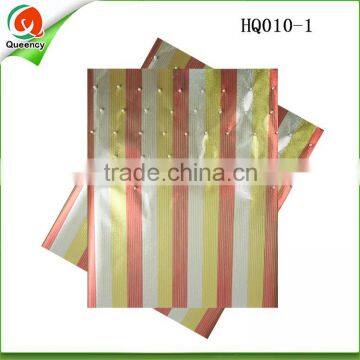 Stripe Sego Gele Headtie Fashion Women Hair Tie for Ladies