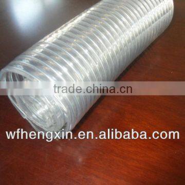 PVC Transparent Reinforced Hose With Steel Wire