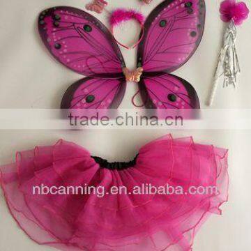 beautifu high quality butterfly wings/ fairy wings headband set/ real wings for sale