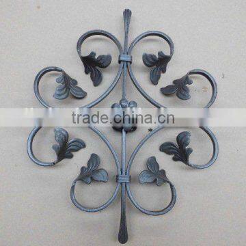 top sale ornamental wrought iron scrolled fence panels design