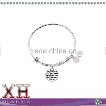 Delightful Mother and Child Charm Bangle Wholesale Expandable Bangle