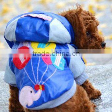 "Flying Elephant" Pet Clothes, Coral Fleece Pet Wear, Winter Dog Clothes 1/3