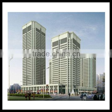 Decorative acp curtain wall