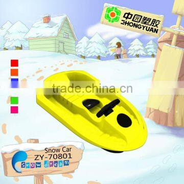 plastic kids winter snow car