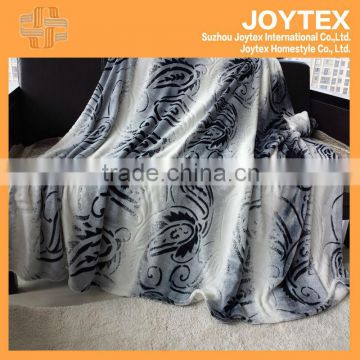 100% polyester gradient color blanket,gradient color flannel blanket