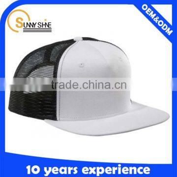 wholesale flat brim mesh blank trucker hats