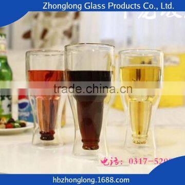 Factory Price Top Brand Glass Transparent Double Wall Glass Cup
