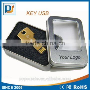 Promotional Cheap Wholesale Metal Key USB Flash Drive photo-3