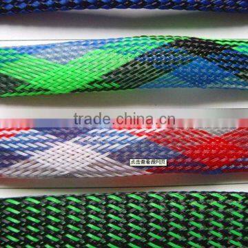 pet braided expandable sleeving,braided hose, cable sleeve