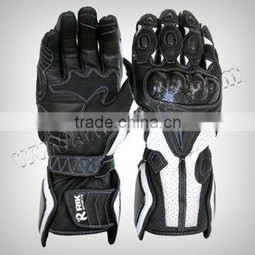 New Motorbike Gloves WIth Full grain genuine leather knuckle protection, TPU protections at Fingers