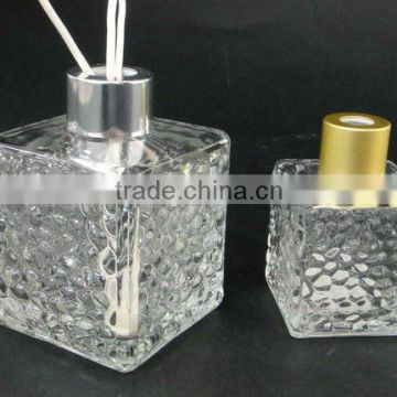 fancy square diffuser glass bottle for sale