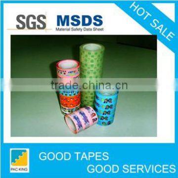 SGS colorful BOPP carton sealing tape