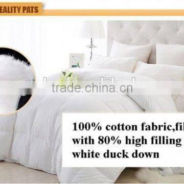 Double Layer Fabric 90%White Duck Down Duvet/Comforter photo-4