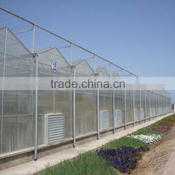 100% Raw Material Greenhouse Materials Plastic Polycarbonate Hollow Sheet Cover Prefabricated Glass House