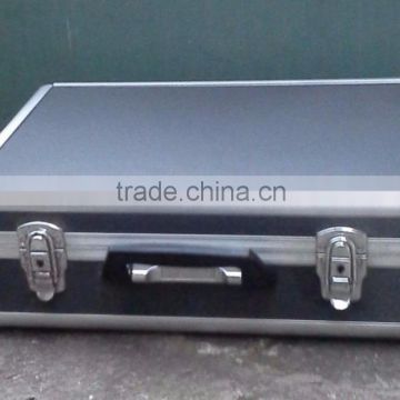 Aluminium Camera Case/Flight Case - Black with Silver Trim