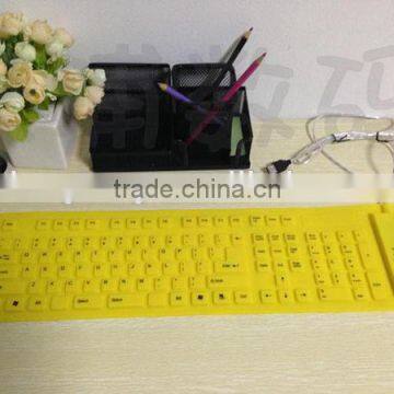 folding waterproof silicon keyboard for computer