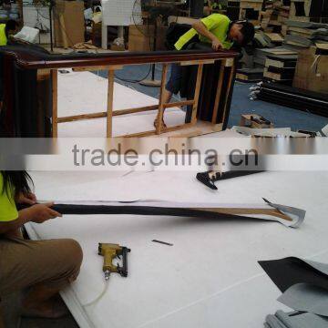 Modern Design Office Sectional Genuine Leather Sofa 1+3 Seats OEM Factory in China photo-6