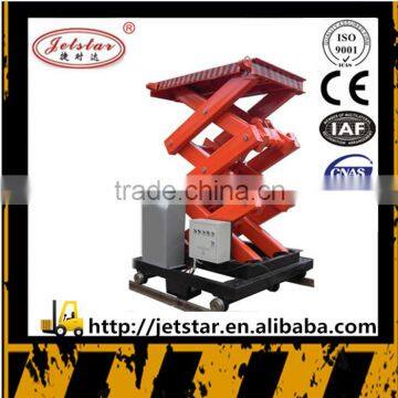 1T Load 12M Height work Scissor Lifting Platform