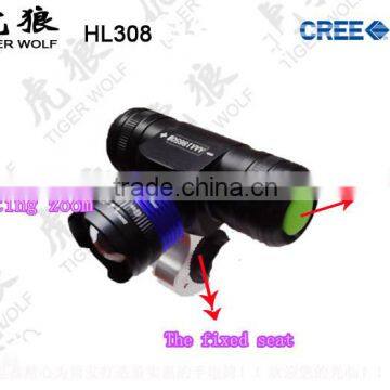 wholesale high power aluminum zoom function bicycle light LED bike lamp