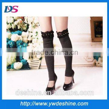 wholesale fashion rivet crochet lace boot cuffs ST205