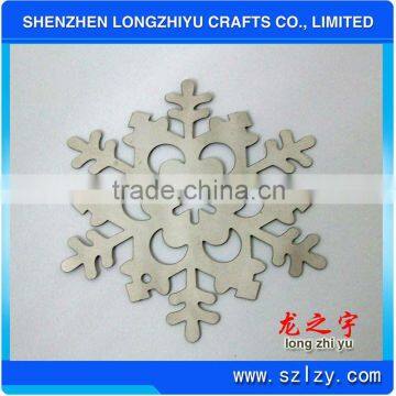 Snowflake Stainless Steel Shape Promotional Bookmark