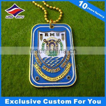 Hot selling custom painted metal dogtag