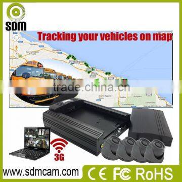 3g live video streaming and live gps tracking on map 4ch 3g wifi gprs gps mobile dvr