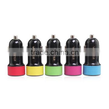 2015 new products colorful phone car charger for iphone 5c