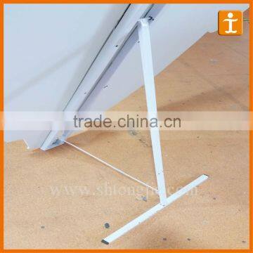 Aluminum pvc foam stand base,man shape Promotion board