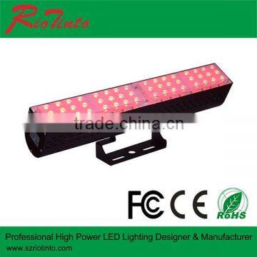 outdoor rgb led light projector high lumen foco led CE Rohs 120lm/w CRI>80 dmx rgb led floodlight