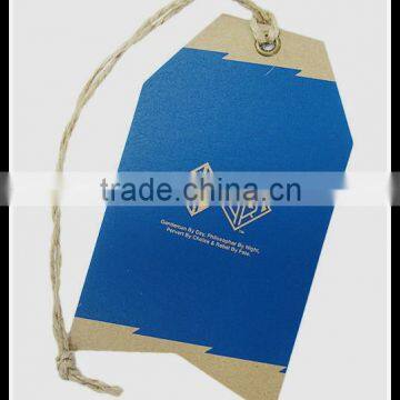 Kraft Paper For T-Shirts Clothes Hang Tag with screen ptinting