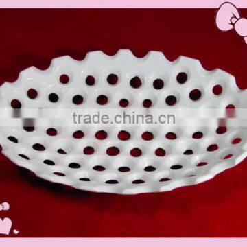 YF13064 porcelain fruit plates for restaurants