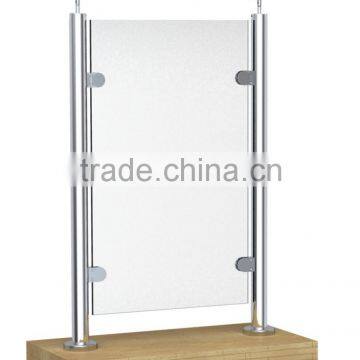 Stainless Steel Handrail Balustrade Post Glass Balcony Railing