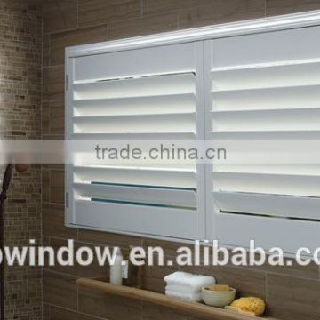 Horizontal Opening Pattern and PVC Material basswood plantation shutters