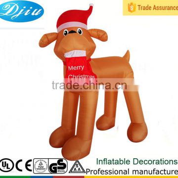 DJ-181 inflatable brown dog inflatable christmas decoration outdoor garden items