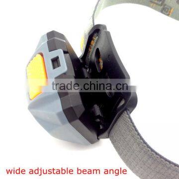 POPPAS T16B Headlamp 2 Red Smd LED +1W Power Led 3AAA Battery Operated Outdoor Waterproof Running Camping Walking Headlamp photo-5