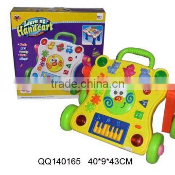 Baby learning handcart sound with music