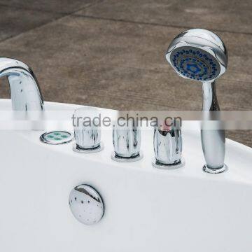 SUNZOOM Two People Bathtub, Bowl-shape-acrylic-bathtub,large Hot Sexy Family Spa Tub