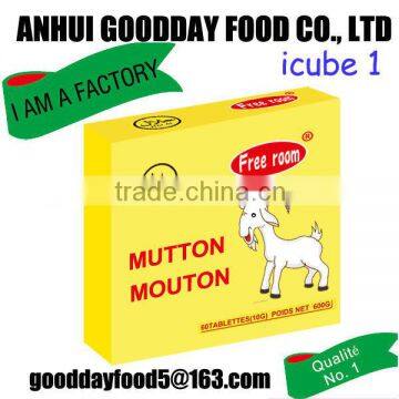 10g*60pcs*24boxes goat flavour stock cubes