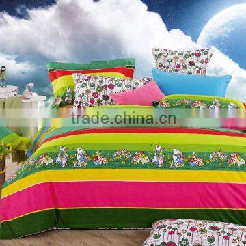 100% cotton fabric pigment print new design kids duvet cover sets