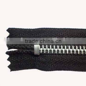 5# Aluminum Zipper Metal Zipper Close End Zipper Auto Lock Zipper Slider Polyester Tape Zipper for Jack photo-3