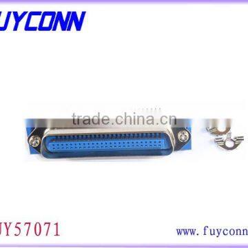 Right Angle PCB Mounting DDK 24 Pin Male Centronic Connector Solder DIP Plug Type