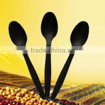 Biodegradable disposable eco-friendly disposable plastic spoon and fork:XYFS-02