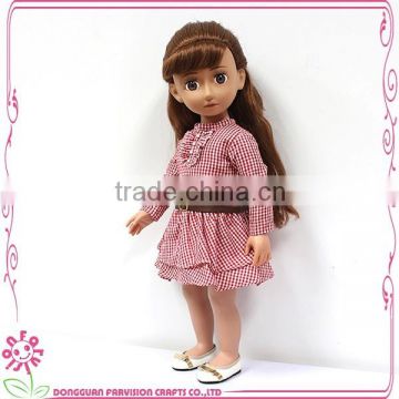 high quality super vinyl hot selling eco-friendly cute lovely girl doll